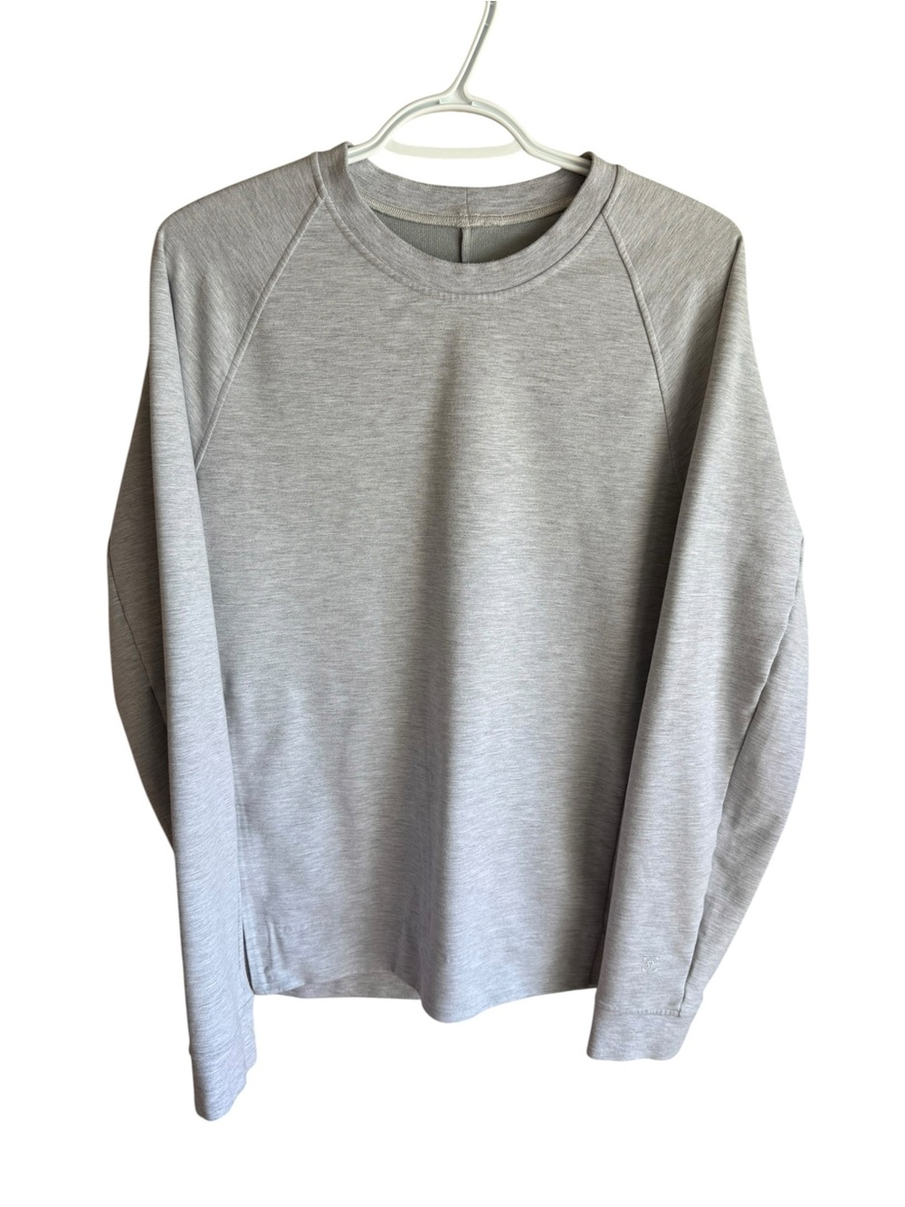 Lululemon City Sweat Crew Sweatshirt Heathered Light Grey Men’s Medium